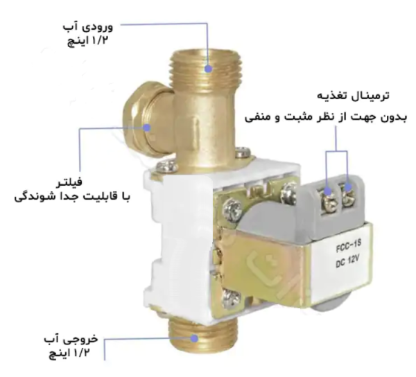 شیر برقی 12 ولت